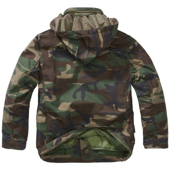 Brandit Kinder M-65 Standard Jacke - Woodland