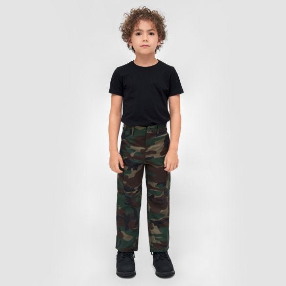 Brandit Kinder US Ranger Hose - Woodland