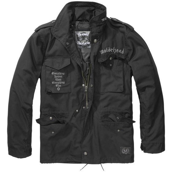 Brandit Motörhead M65 Jacke - Schwarz