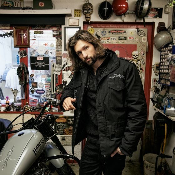 Brandit Motörhead M65 Jacke - Schwarz