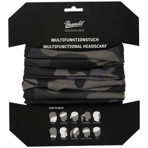 Brandit Multifunctional Halsmanschette - Dark Camo