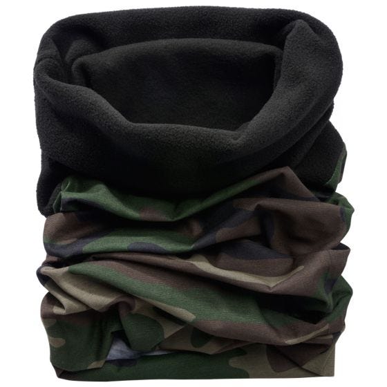 Brandit Multifunctional Halsmanschette Fleece - Woodland