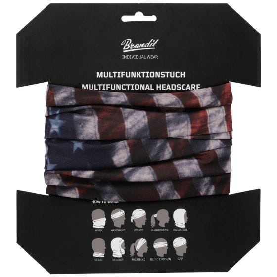 Brandit Multifunctional Halsmanschette - US Flag