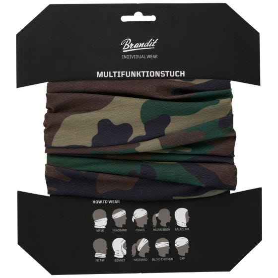 Brandit Multifunctional Halsmanschette - Woodland