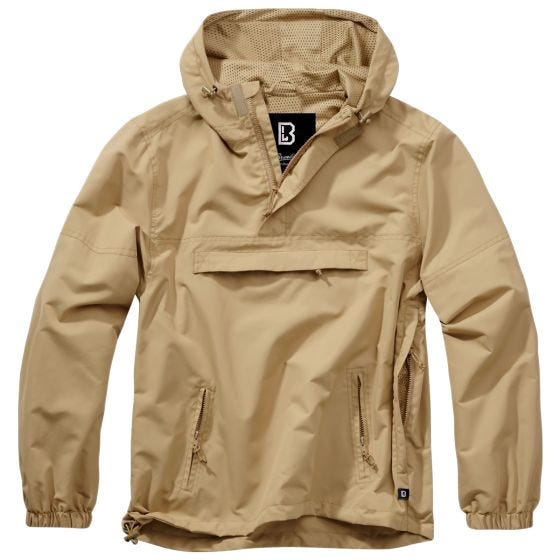 Brandit Sommer-Windjacke - Camel