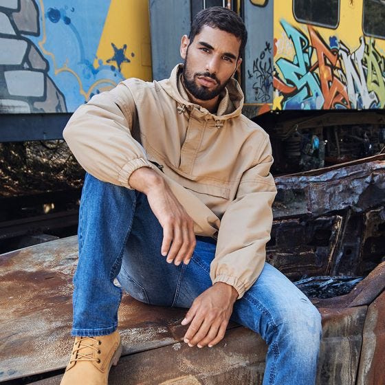 Brandit Sommer-Windjacke - Camel