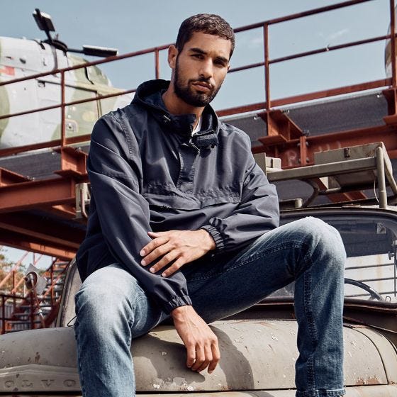 Brandit Sommer-Windjacke - Navy