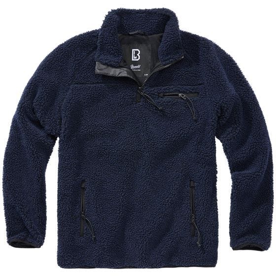 Brandit Teddyfleece Troyer Jacke - Navy