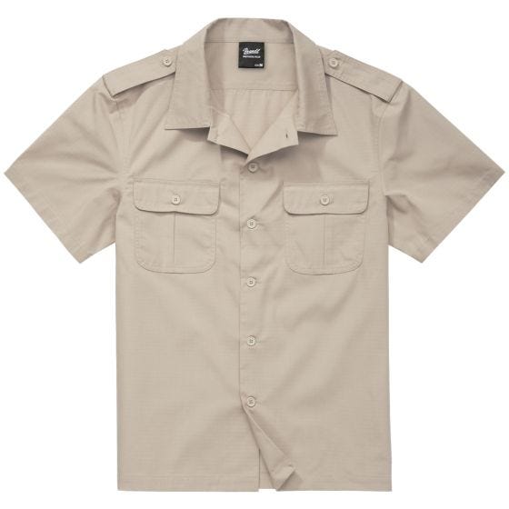 Brandit US Ripstop Kurzarmhemd - Beige
