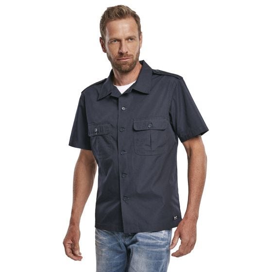 Brandit US Ripstop Kurzarmhemd - Navy