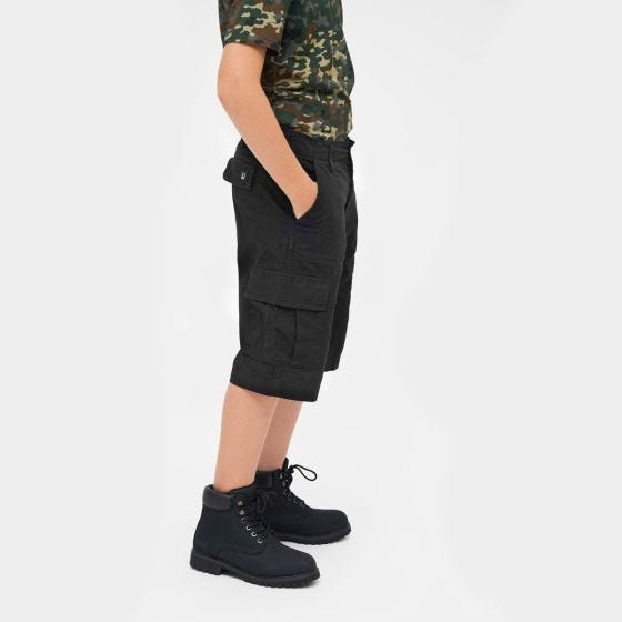 Brandit Kinder BDU Shorts - Schwarz