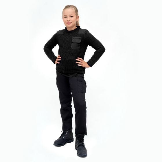 Brandit Kinder BW Pullover - Schwarz
