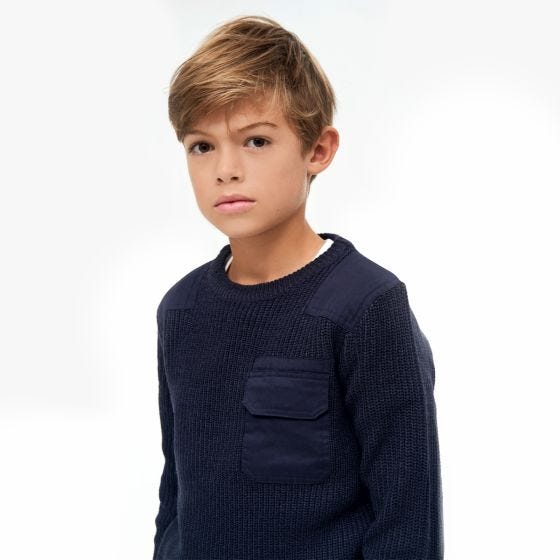 Brandit Kinder BW Pullover - Navy