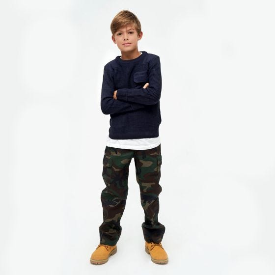Brandit Kinder BW Pullover - Navy