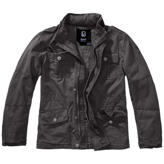 Brandit Kinder Britannia Jacke - Schwarz