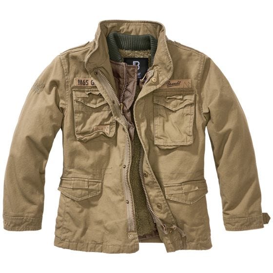 Brandit Kinder M-65 Giant Jacke - Camel