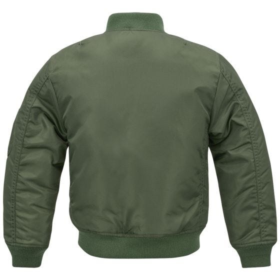 Brandit Kinder MA1 Jacke - Olivgrün