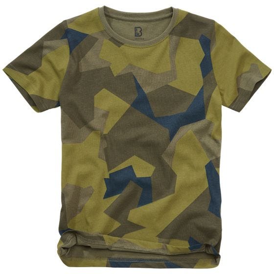 Brandit Kids T-Shirt - Swedish M90 Camo