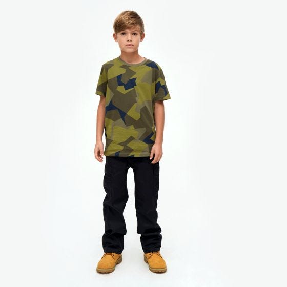 Brandit Kids T-Shirt - Swedish M90 Camo