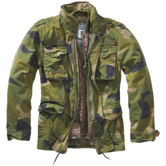 Brandit M-65 Giant Jacke - Swedish M90 Camo