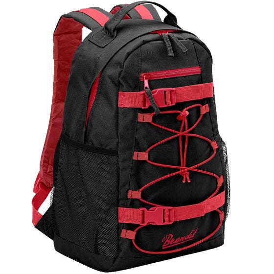 Brandit Urban Cruiser Rucksack Schwarz / Rot