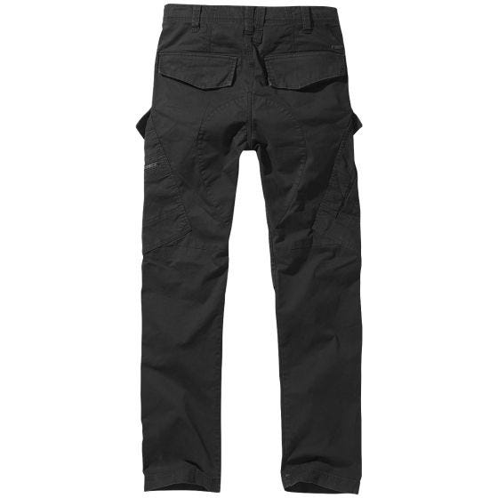 Brandit Adven Hose in Slim-Fit-Passform Schwarz