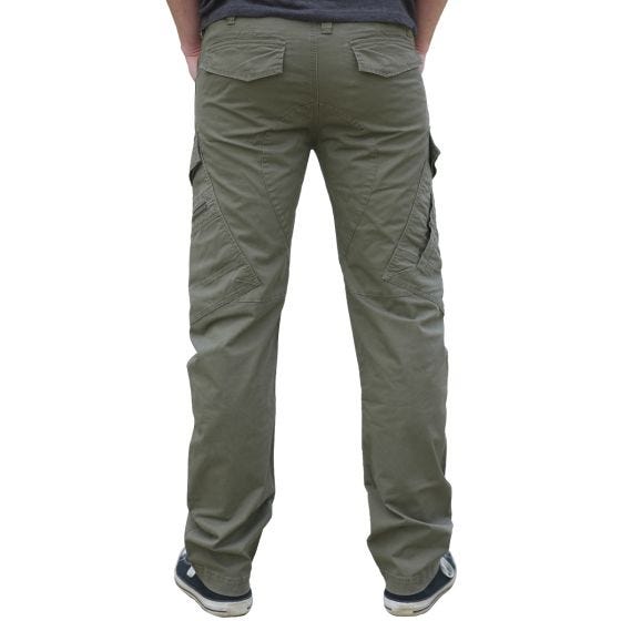 Brandit Adven Hose in Slim-Fit-Passform Schwarz