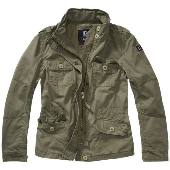Brandit Damen Britannia Jacke - Olivgrün