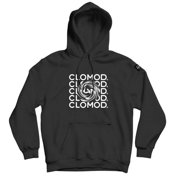 CLOMOD "Twirl" Kapuze - Schwarz