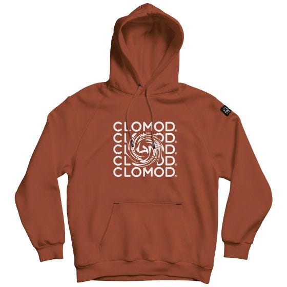 CLOMOD "Twirl" Kapuze - Maroon Red