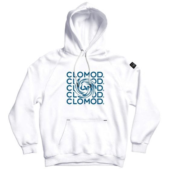 CLOMOD "Twirl" Kapuze - Weiß