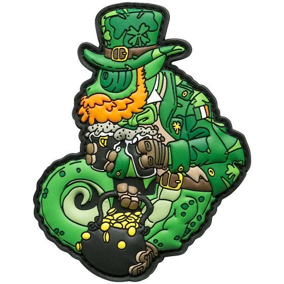 Patchlab Patch mit Chamäleon in St. Patrick-Optik Grün