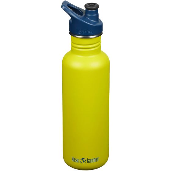 Klean Kanteen Classic 800 ml Trinkflasche mit Sport Cap - Green Apple