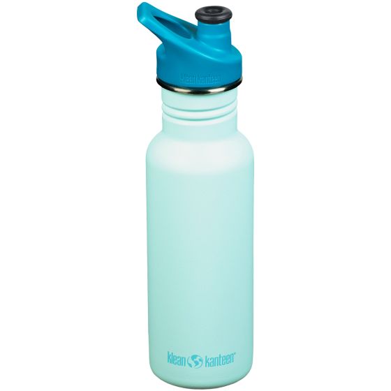 Klean Kanteen Classic 532 ml Trinkflasche mit Sport Cap - Blue Tint