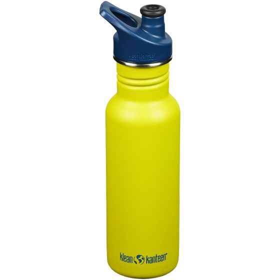 Klean Kanteen Classic 532 ml Trinkflasche mit Sport Cap - Green Apple