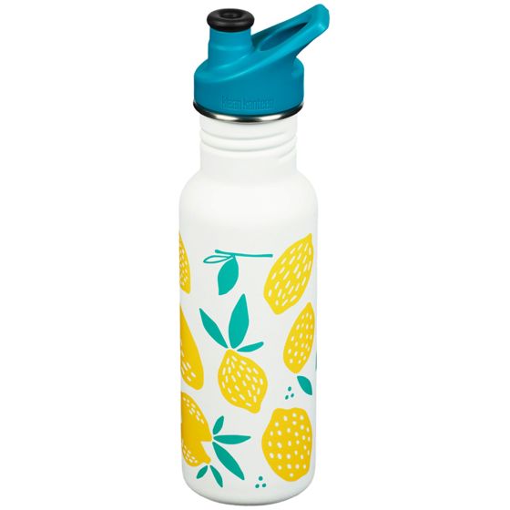 Klean Kanteen Classic 532 ml Trinkflasche mit Sport Cap - Lemon
