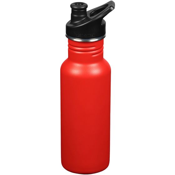 Klean Kanteen Classic 532 ml Trinkflasche mit Sport Cap - Tiger Lilly