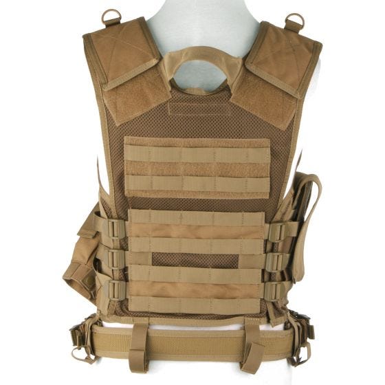 Condor Crossdraw Einsatzweste Coyote Brown