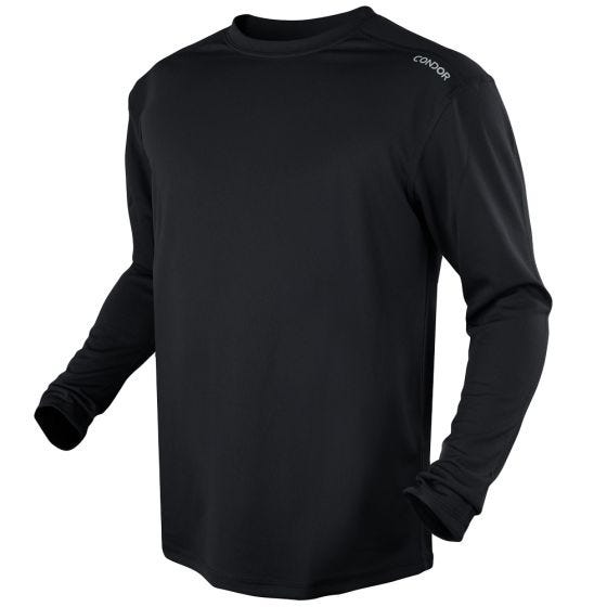 Condor Maxfort Long Sleeve Training Top Base-Layer-Oberteil - Schwarz