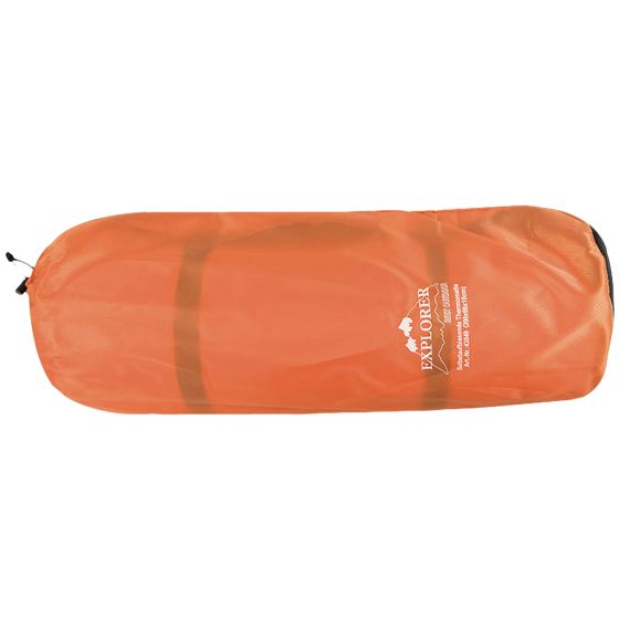 Explorer Selbstaufblasende Thermomatte 200 x 66 x 10 cm Orange