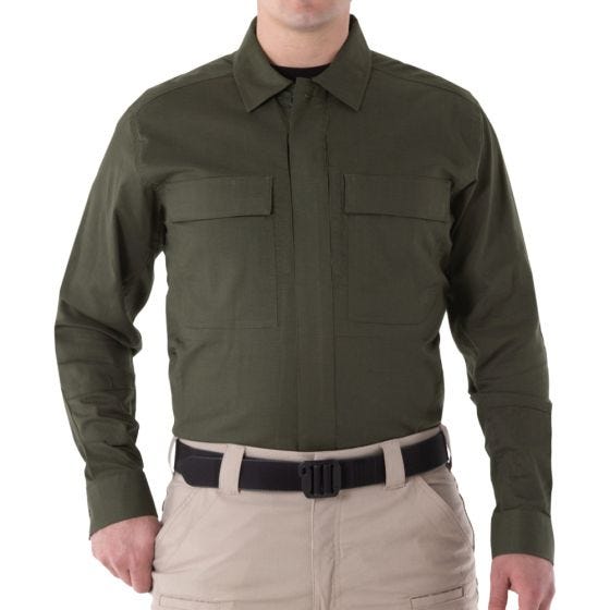 First Tactical V2 Herren BDU-Hemd langärmelig OD Green