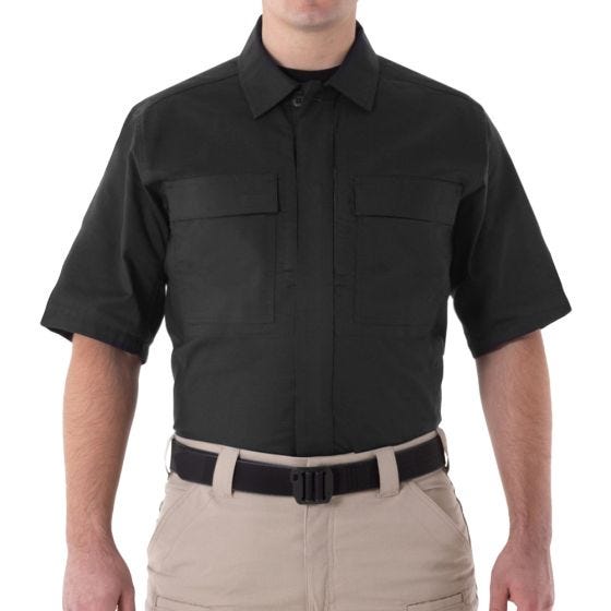 First Tactical V2 Herren BDU-Hemd kurzärmelig Schwarz