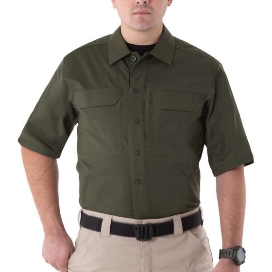 First Tactical V2 Herren Einsatzhemd kurzärmelig OD Green