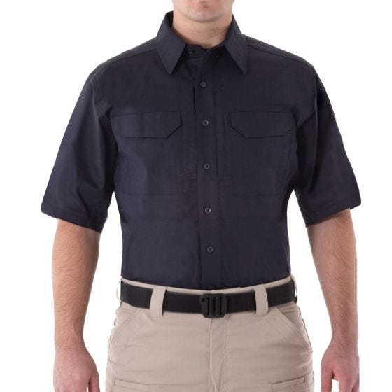 First Tactical V2 Herren Einsatzhemd kurzärmelig Midnight Navy