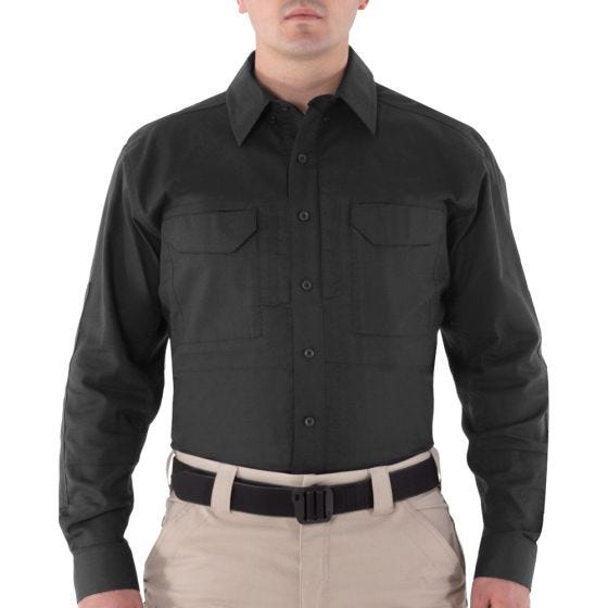 First Tactical V2 Herren Einsatzhemd langärmelig Schwarz
