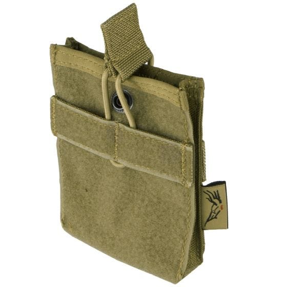 Flyye Flache Zubehörtasche MOLLE-Befestigungssystem Khakifarben