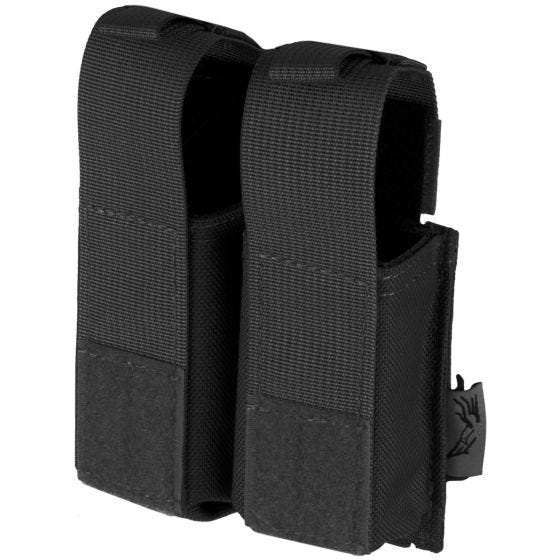 Flyye Ver. HP Doppel-Magazintasche für 9 mm-Kaliber MOLLE-Befestigungssystem Schwarz
