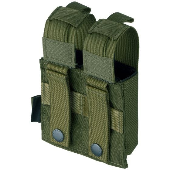 Flyye Ver. HP Doppel-Magazintasche für 9 mm-Kaliber MOLLE-Befestigungssystem Olive Drab