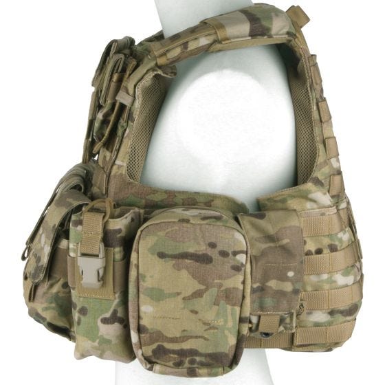 Flyye Force Recon Weste mit Taschen-Set Ver. Land MultiCam