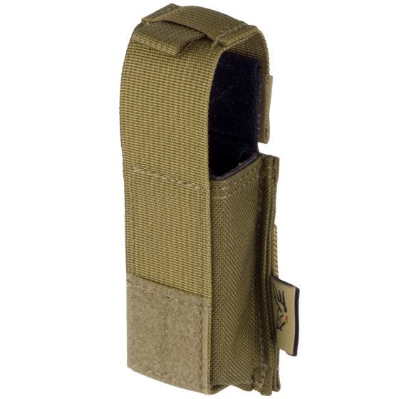 Flyye Ver. HP Einzel-Pistolenmagazintasche 9 mm MOLLE-Befestigungssystem Coyote Brown